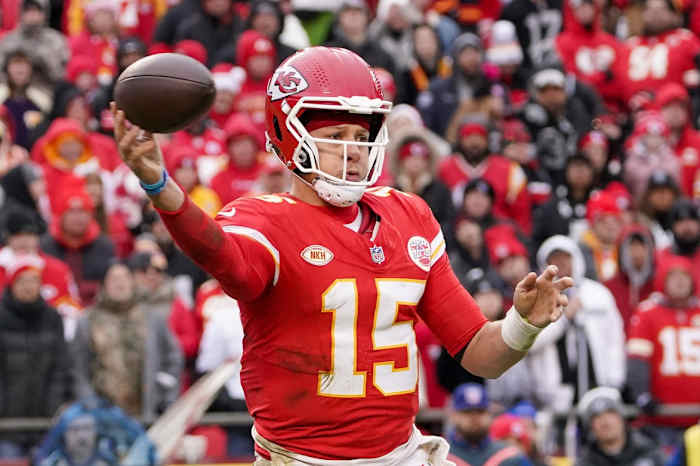Chiefs quarterback Patrick Mahomes